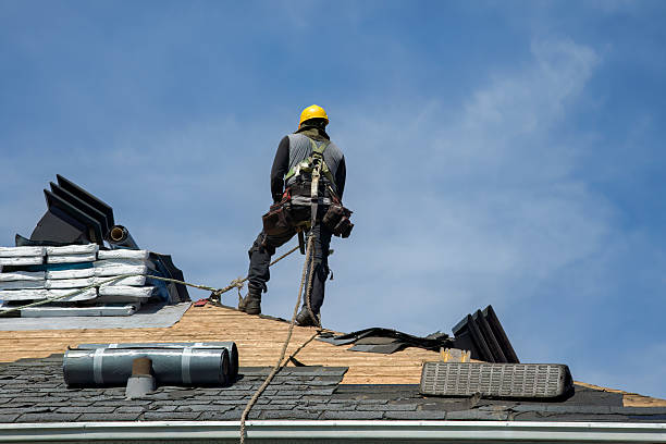 Professional Roof Repair technician working in Weston, NJ
